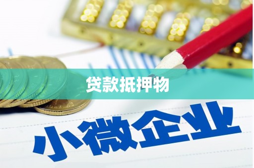 前金贷款抵押物