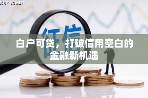 前金白户可贷，打破信用空白的金融新机遇