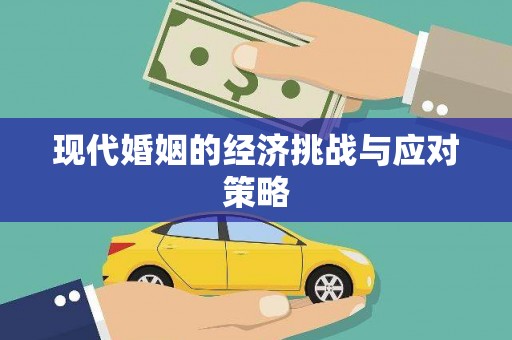 前金现代婚姻的经济挑战与应对策略