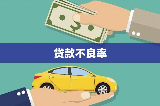 前金贷款不良率