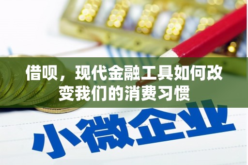 前金借呗，现代金融工具如何改变我们的消费习惯