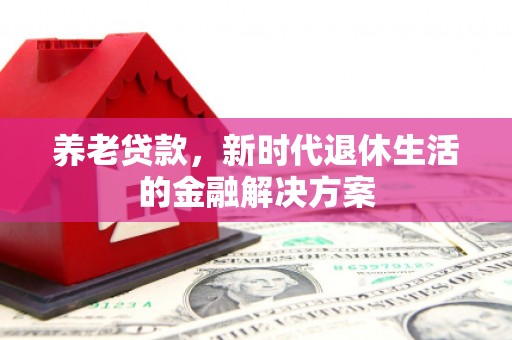 前金养老贷款，新时代退休生活的金融解决方案