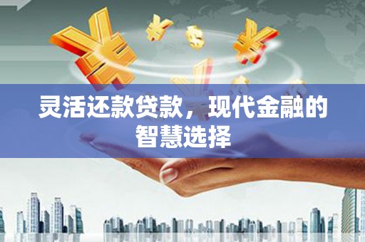 前金灵活还款贷款，现代金融的智慧选择