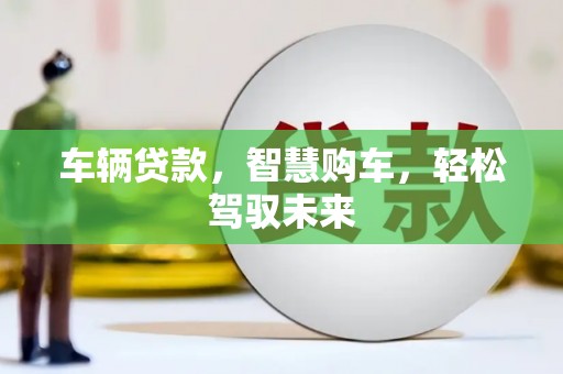 前金车辆贷款，智慧购车，轻松驾驭未来