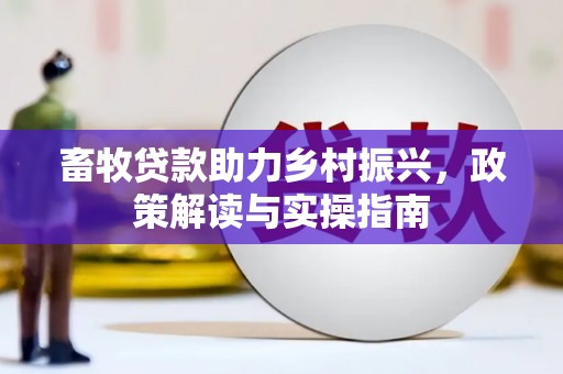 前金畜牧贷款助力乡村振兴，政策解读与实操指南