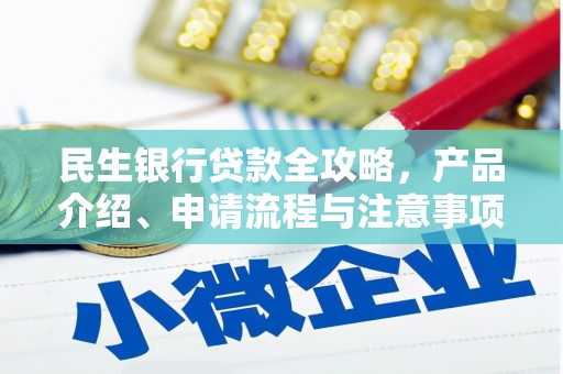 前金民生银行贷款全攻略，产品介绍、申请流程与注意事项